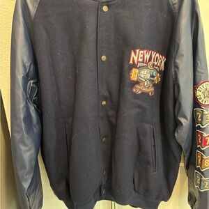 Men's Navy Varsity Jacket